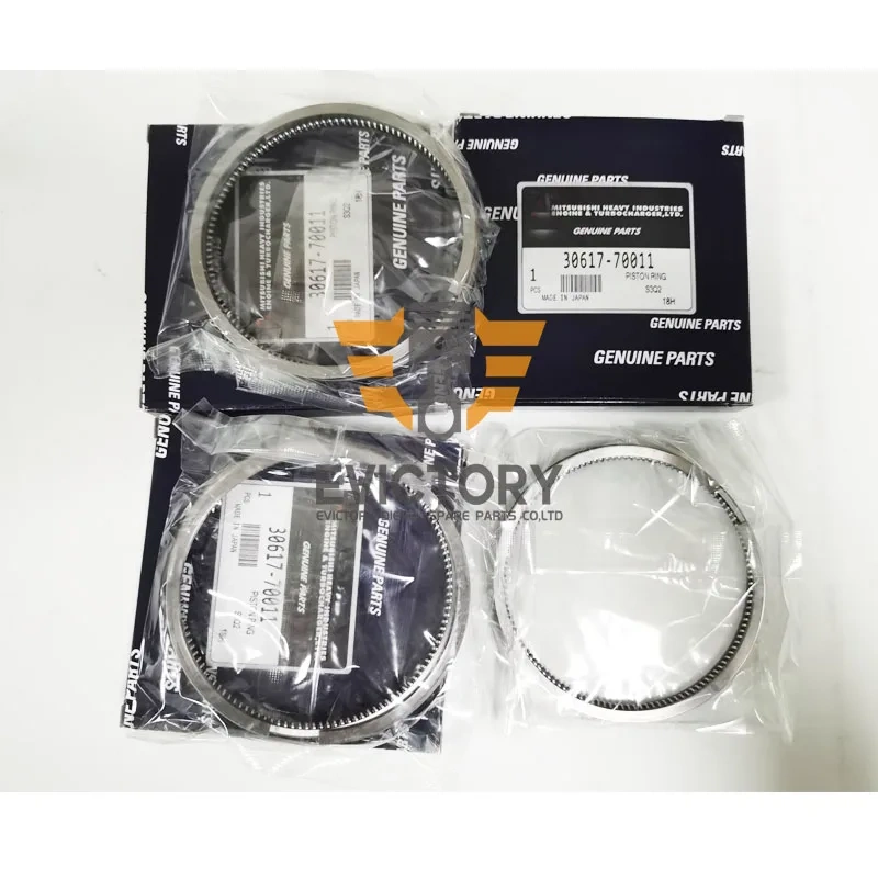 For MITSUBISHI S3Q-2 S3Q2 rebuild overhaul kit oil water pump gasket ring bearing