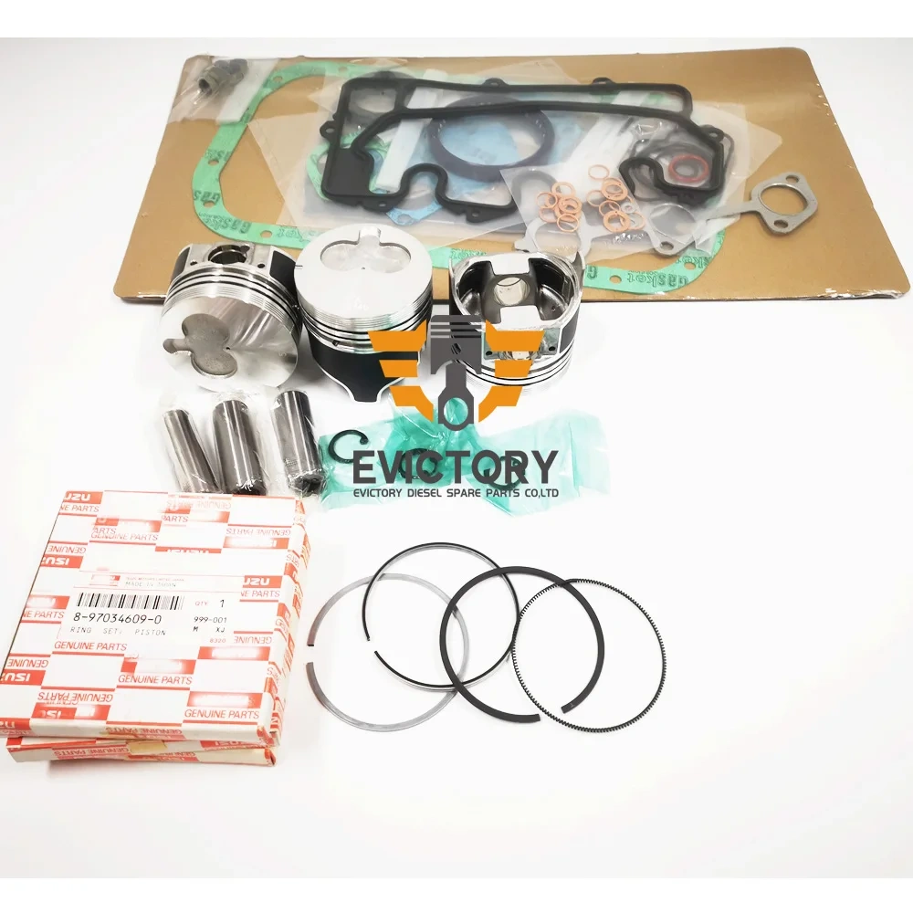 For Isuzu 3LB1 Cylinder Head Assy With engine overhaul rebuild kit