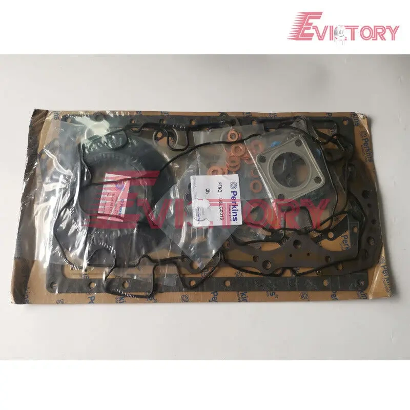 For Perkins 404D 404D-22T piston ring + full cylinder gasket kit