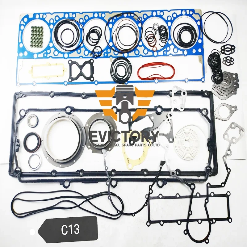 For CAT excavator C-13 C13 rebuild overhaul kit piston ring liner gasket bearing