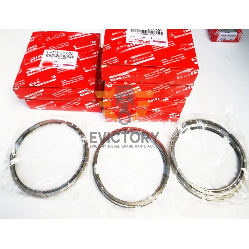 For HINO H07C H07CT H07C-T overhaul kit water pump + piston ring