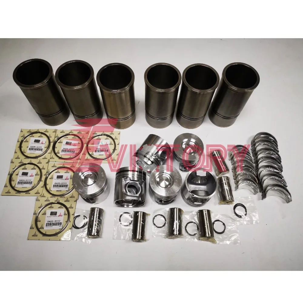 fit for VOLVO D7E D7D engine overhaul rebuild kit piston liner gasket bearing