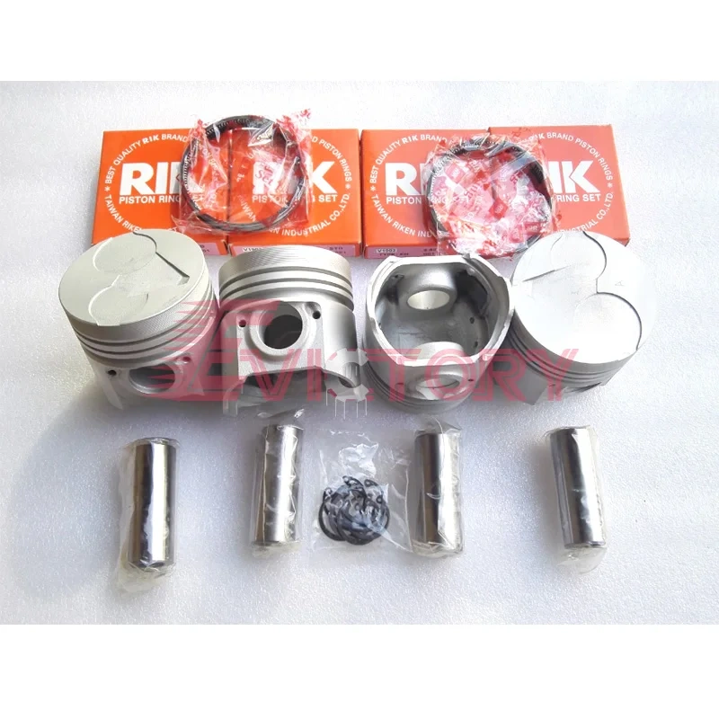 For kubota excavator V1903 oversized piston and piston ring +0.50