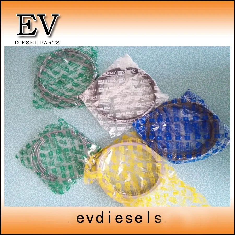 EV For Volvo excavator EC140B D4D D4DEA Piston ring set