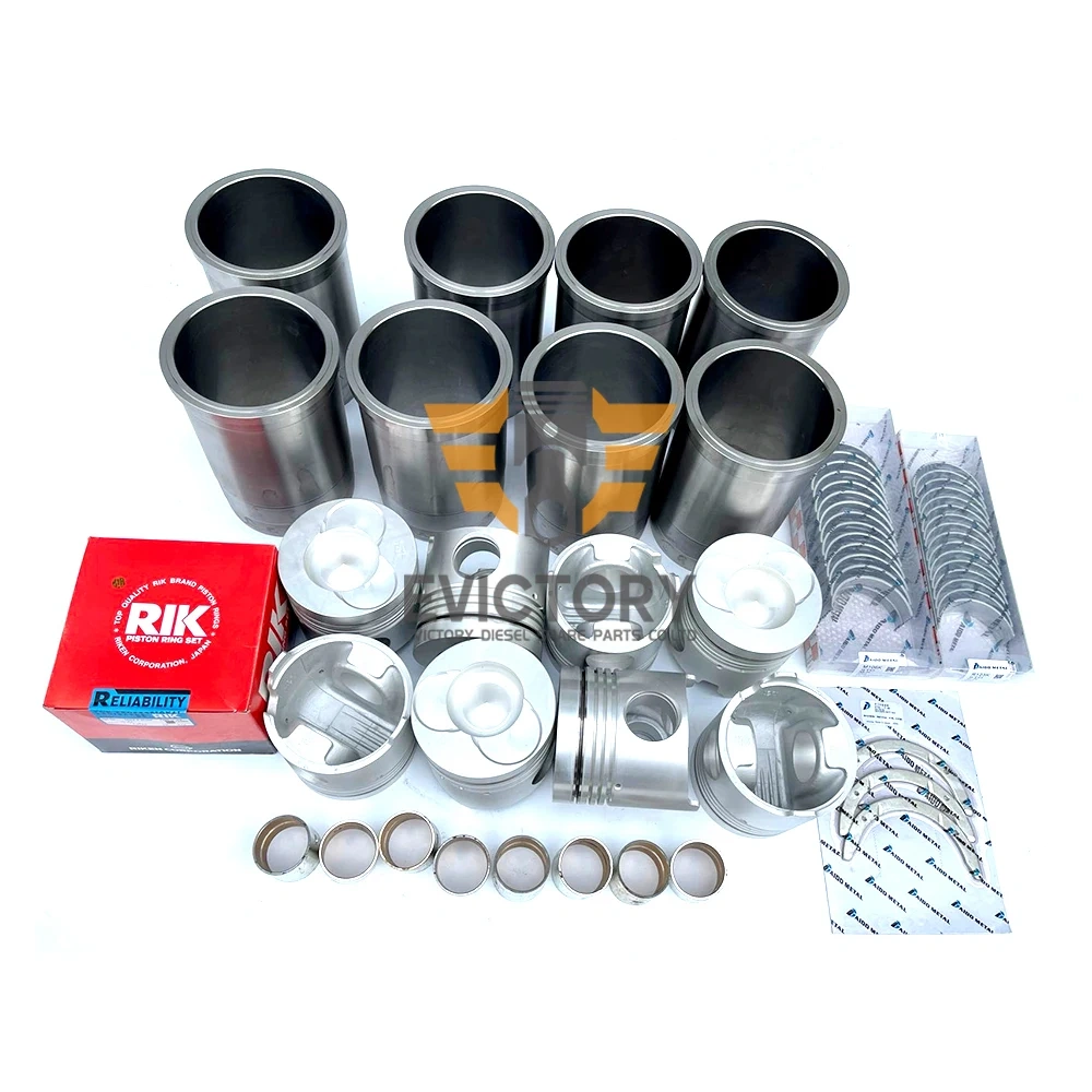 for Hino Truck F17D Engine Overhaul kit piston ring liner gasket bearing valve