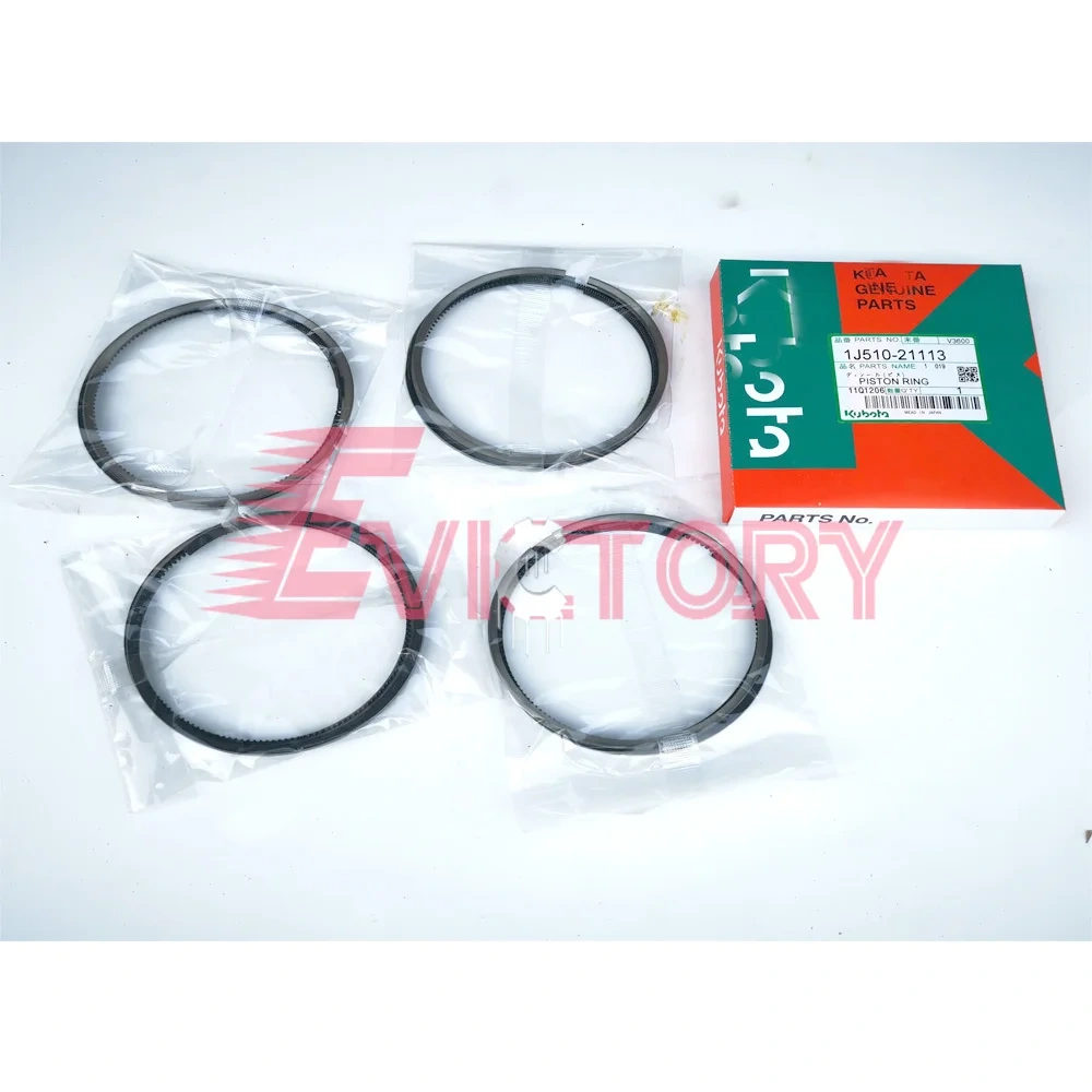 V3300DI V3300-DI-T Piston + Ring For Kubota engine Excavator Tractor rebuild piston set