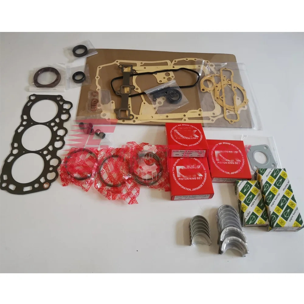 For MITSUBISHI L3E rebuild kit cylinder gasket main conrod bearing piston ring