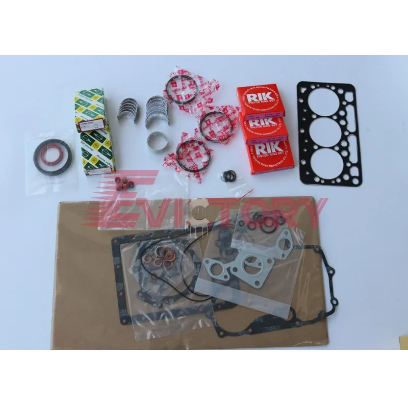 FOR KUBOTA D722-E3B D722 overhaul rebuild kit piston ring cylinder gasket bearing