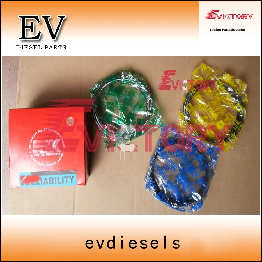 EV 1Z 2Z piston + piston ring set for Toyota forklift engine repair