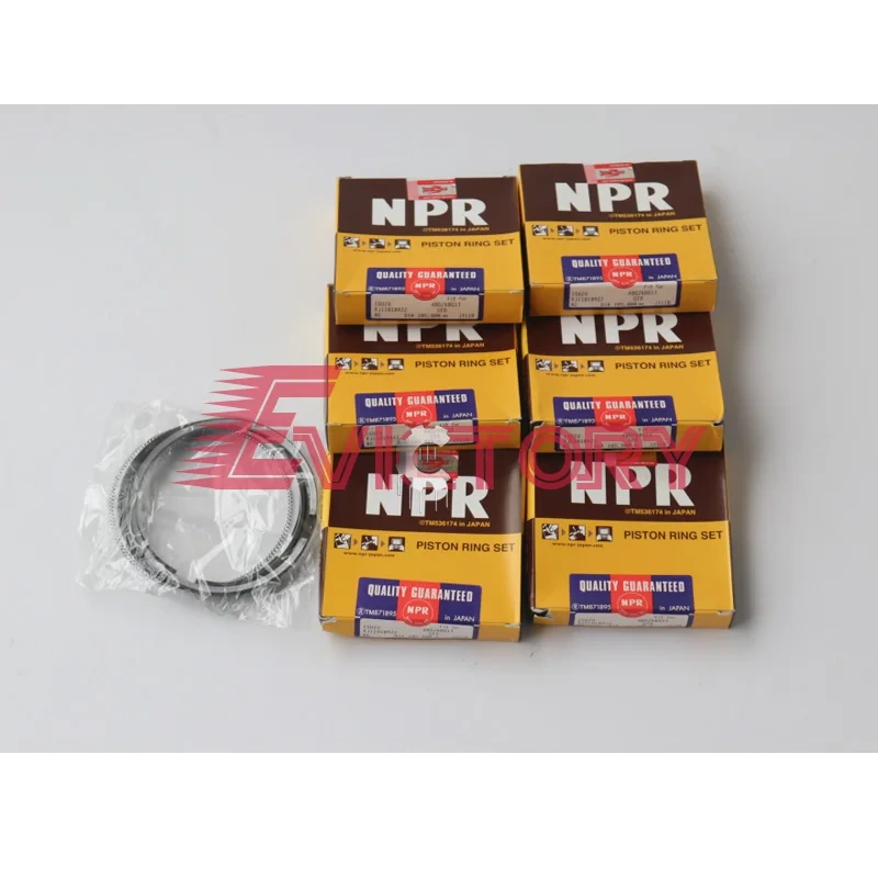 For HINO 700 E13CT E13C-T E13C piston ring + full cylinder gasket kit