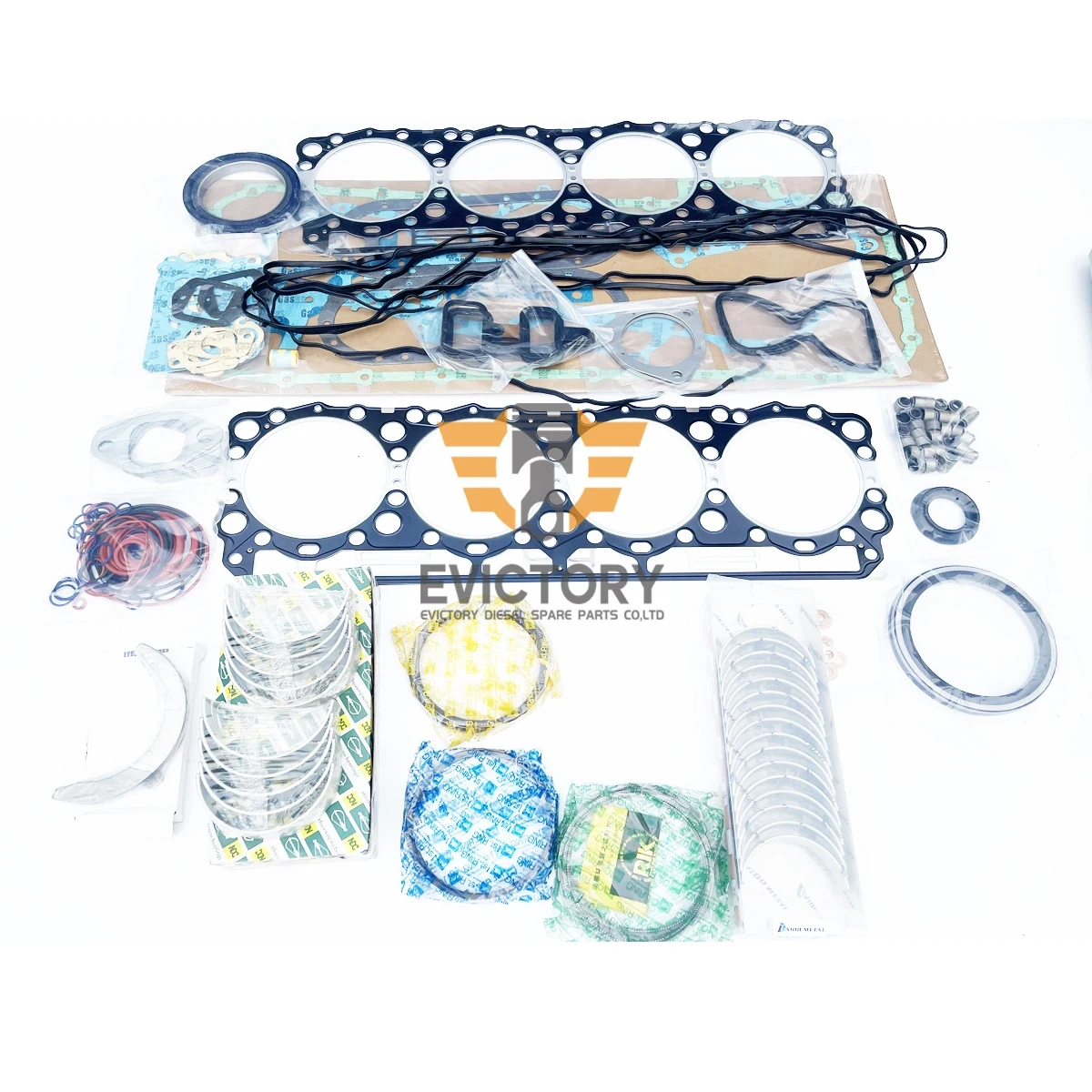 For UD truck RH8 Engine Overhaul Rebuild Kit Piston ring liner gasket bearing
