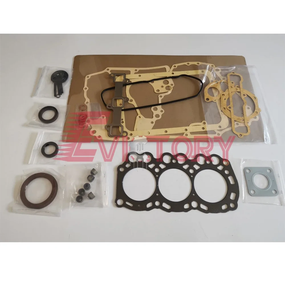 For MITSUBISHI L3E rebuild kit piston ring cylinder liner head gasket bearing valve
