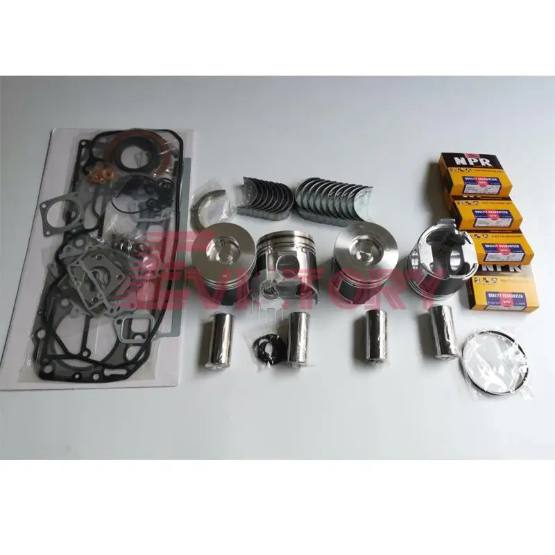 For Yanmar S4D106-1 overhaul rebuild kit for Komatsu WB97S-2 WB150-2 Loader