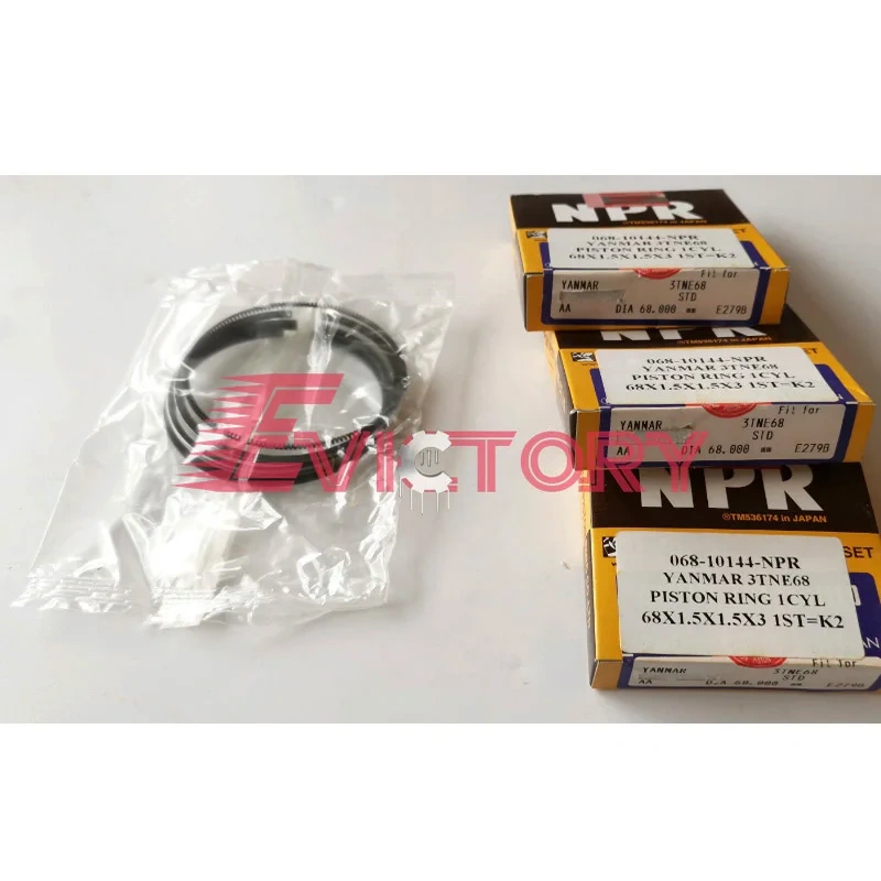 3TNE66 3TN66E piston ring for yanmar diesel engine parts mini excavator rebuild parts
