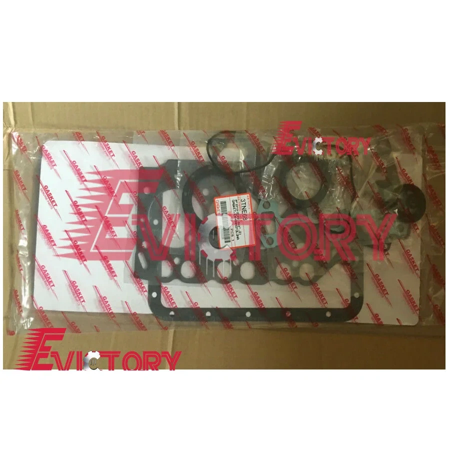 For Yanmar 3D66 3TN66 3TNA66 piston Ring + bearing+engine overhaul gasket kit