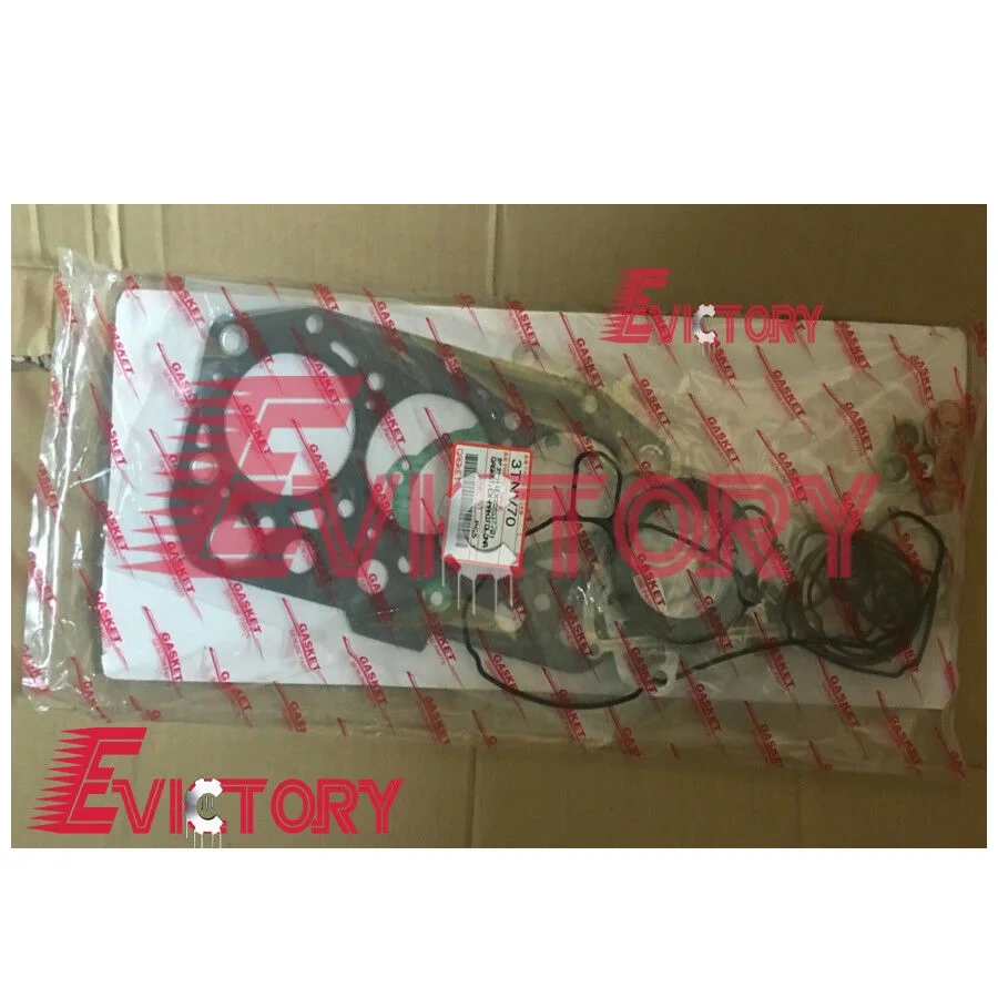 For Yanmar 3TNA72L 3TNE72K 3TNA72 3TNE72 piston ring overhaul rebuild gasket kit
