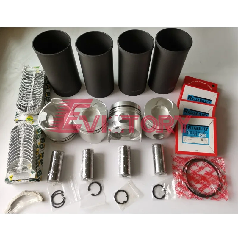 For HINO W04D-T W04DT W04D overhaul connecting rod gasket bearing piston liner kit