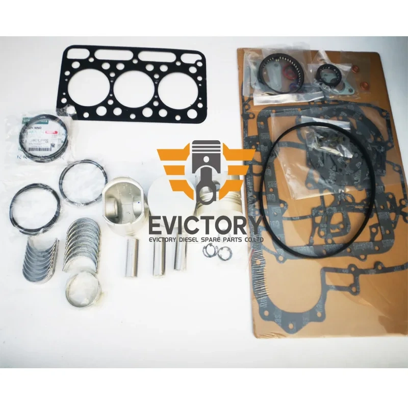 For KUBOTA D1403 cylinder head complete and rebuild kit