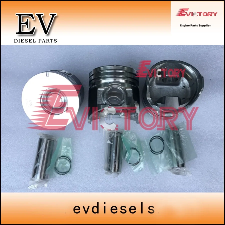 For Hiatch ZAXIS35U excavator 3LD2 piston +piston ring set