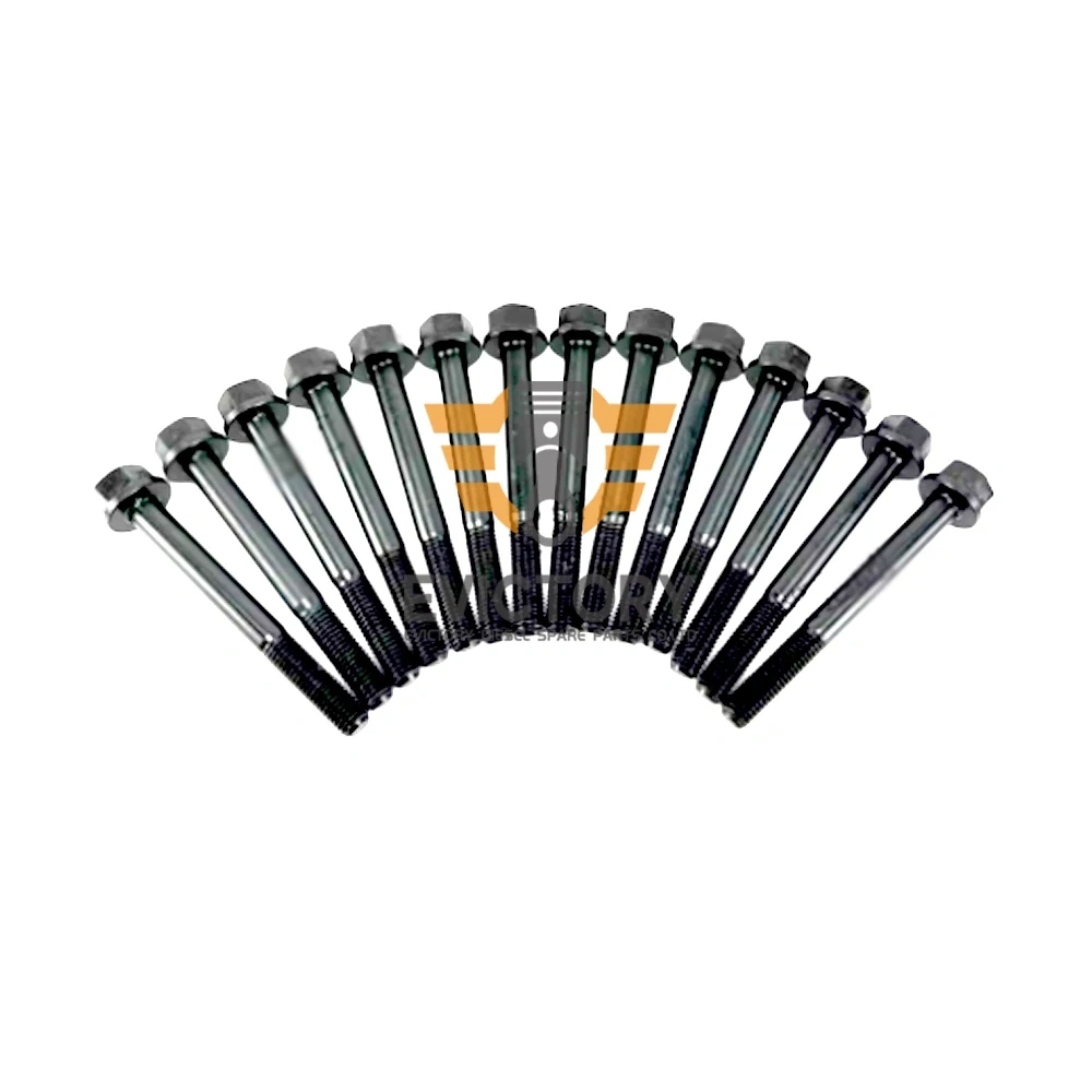 3D84-2 3TN84 3TN84E 3TN84L Cylinder head bolt 14pcs For yanmar diesel engine spare parts
