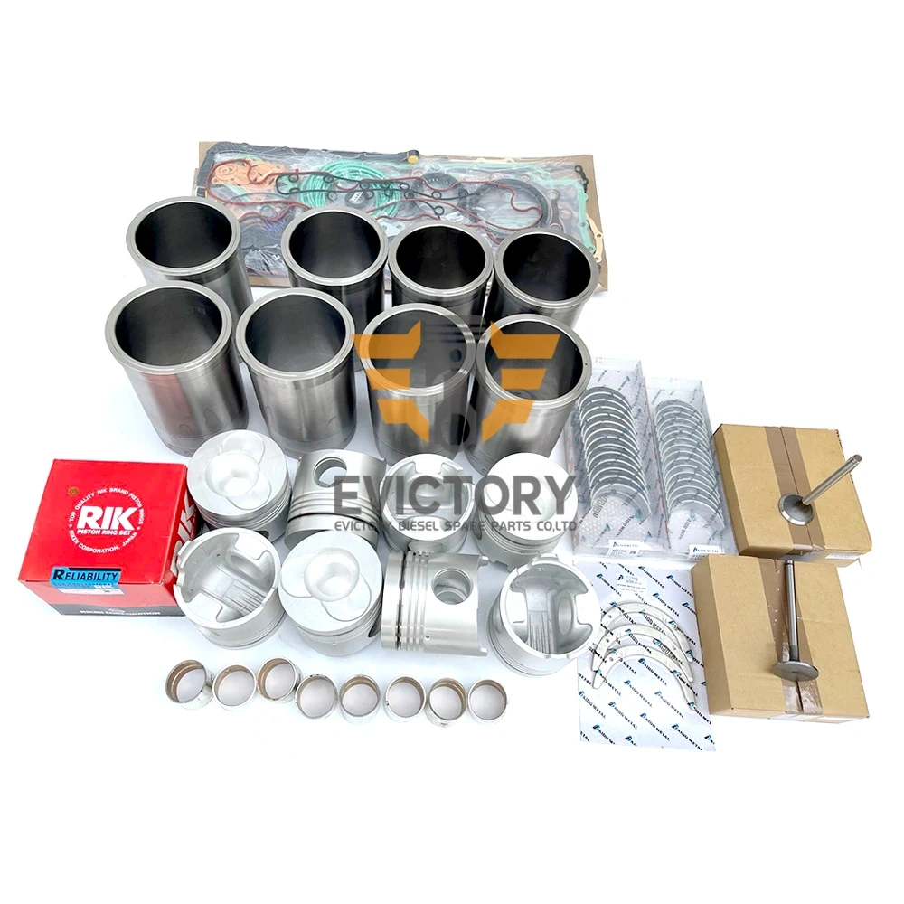 for Hino Truck F17D Engine Overhaul kit piston ring liner gasket bearing valve