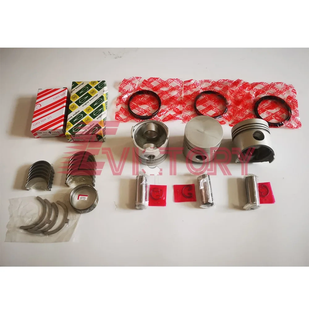 Kubota D902 overhaul kit Piston ring engine gasket head bearing excavator