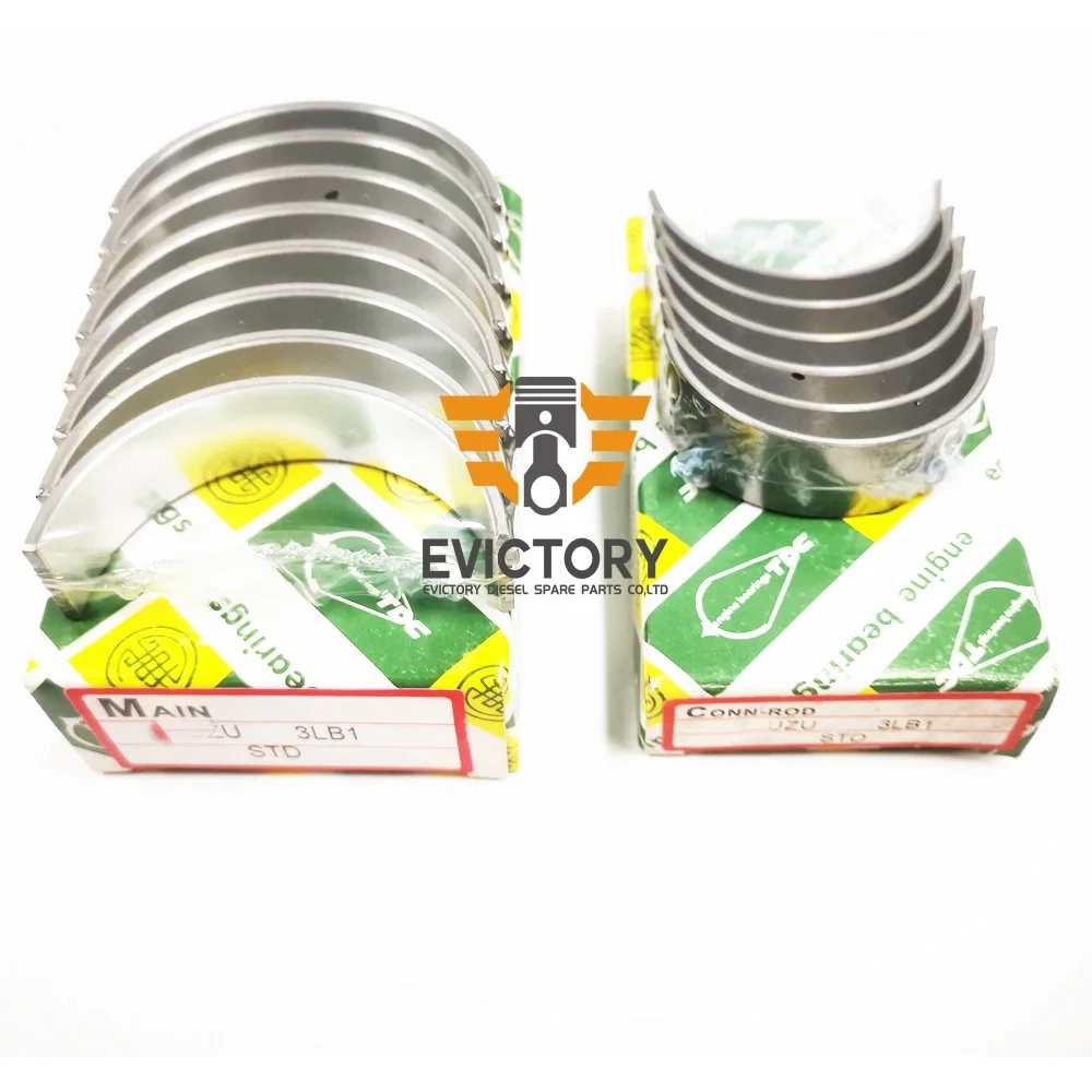 For Isuzu 3LD1 crankshaft + connecting rod + main conrod bearing set