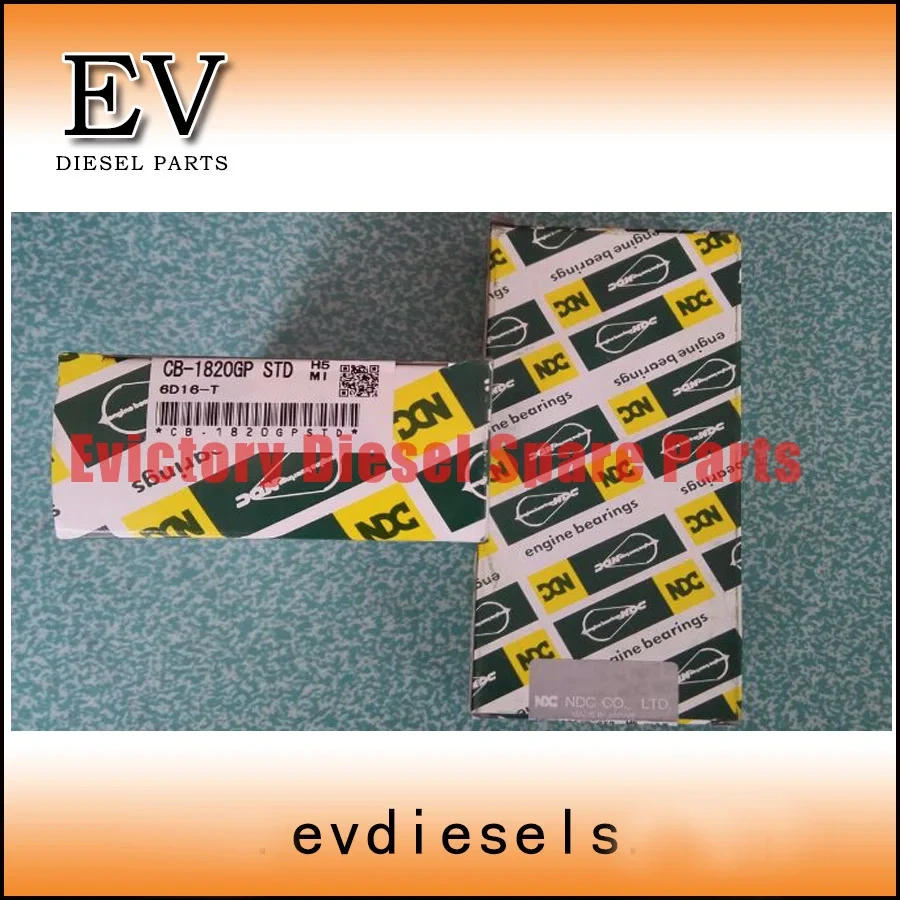 For Mitsubishi Truck 6D14 6D14T crankshaft/main bearing and con rod bearing
