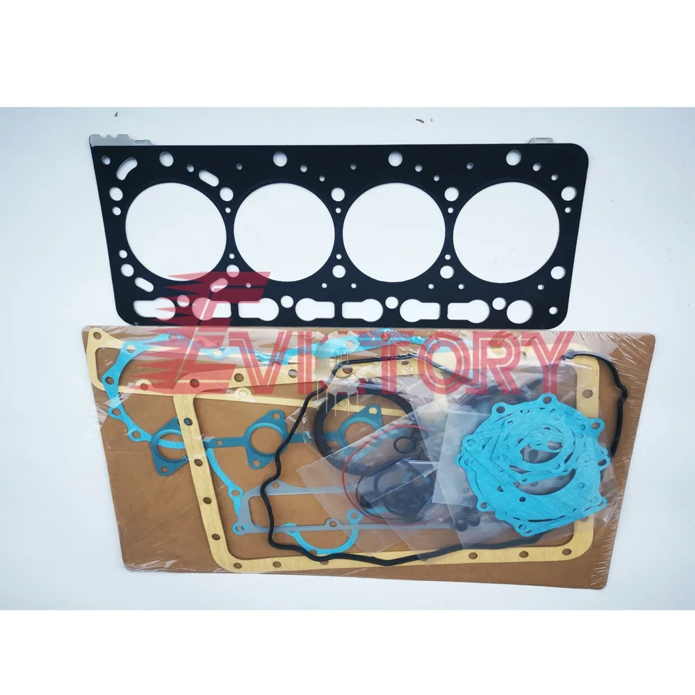 For KUBOTA engine parts Hyster H155FT Forklift V3600 Cylinder Head complete assy with gasket bolt