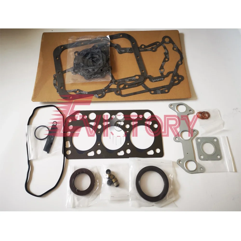 For MITSUBISHI K3D overhaul gasket kit engine bearing valve piston liner kit