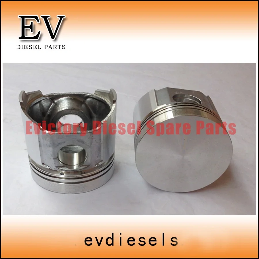 Evictory For Komatsu PW20-1 Excavator 3TN84 3D84-1 piston kit include piston pin and clip