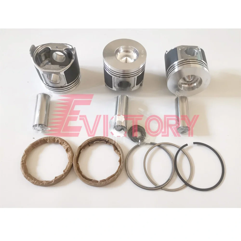 For YANMAR spares 3TN84 3D84-3 rebuild kit piston + ring + oil pump