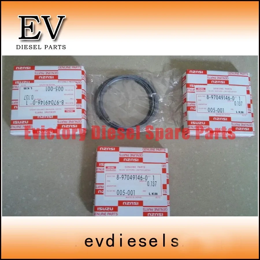 EV For Isuzu Liner Kit 3LD1 REBUILD KIT piston + piston ring + cylinder liner