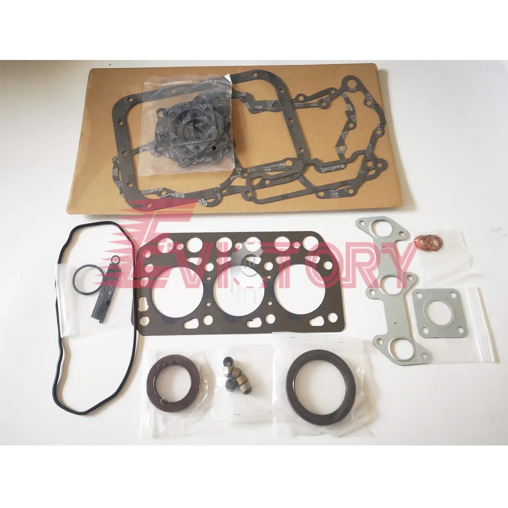 For MITSUBISHI K3D rebuild overhaul kit for Aichi SN130 SH150 tractor loader