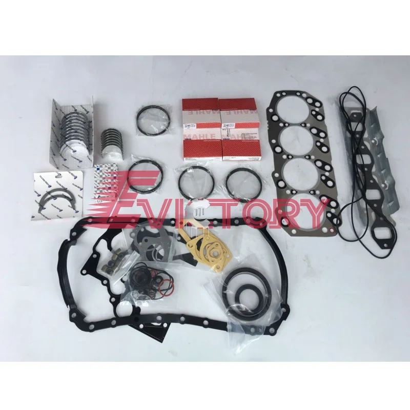 For Isuzu 600P 4JH1T 4JH1-TC 4JH1 overhaul piston ring + gasket kit + bearing
