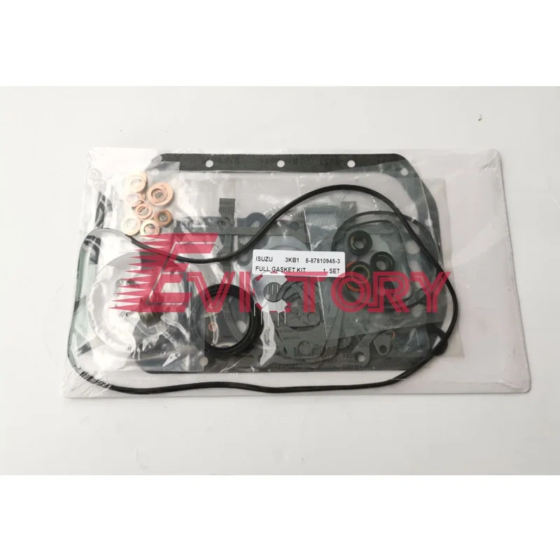 ISUZU 3AD1 piston ring + full cylinder gasket kit