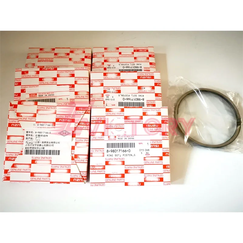 For ISUZU 6HE1-TC 6HE1 6HE1T REBUILD KIT PISTON RING + BEARING + GASKET KIT