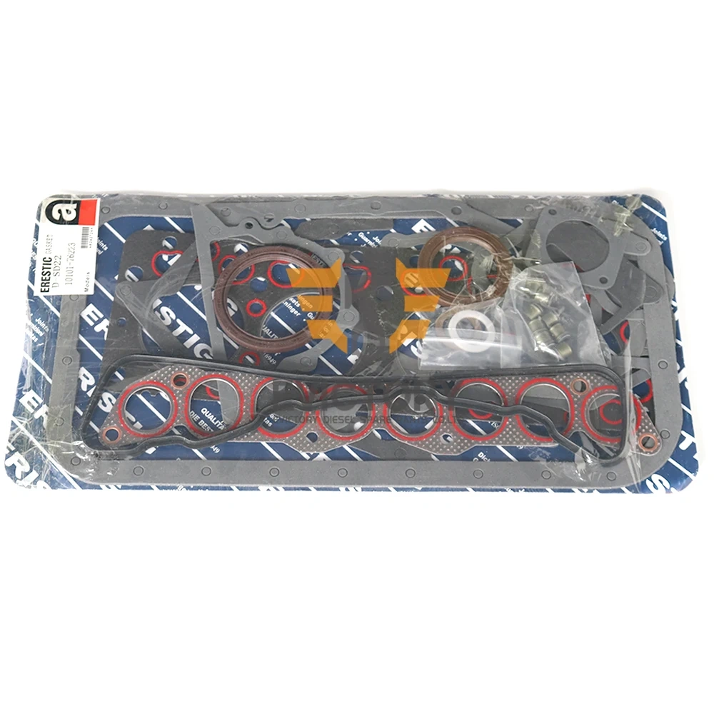 For ISUZU 4HK1 rebuild overhaul kit piston ring cyl liner gasket bearing 16 valves