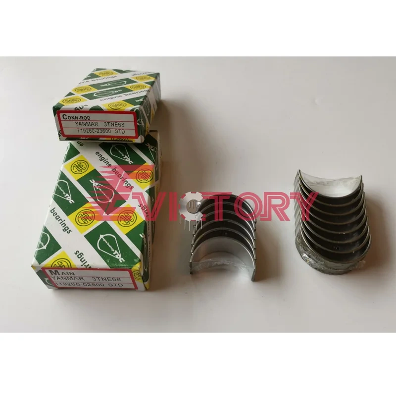 3TNA68 crankshaft main bearing conrod small bearing for yanmar parts Mini Excavator engine bearing