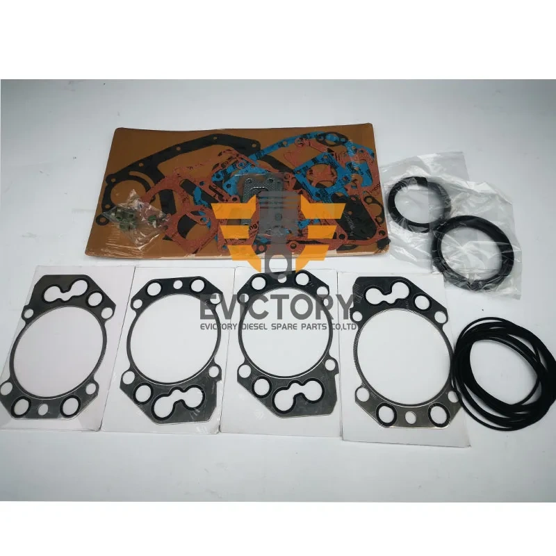 D924 D924T D924TI overhaul kit gasket complete + piston ring set