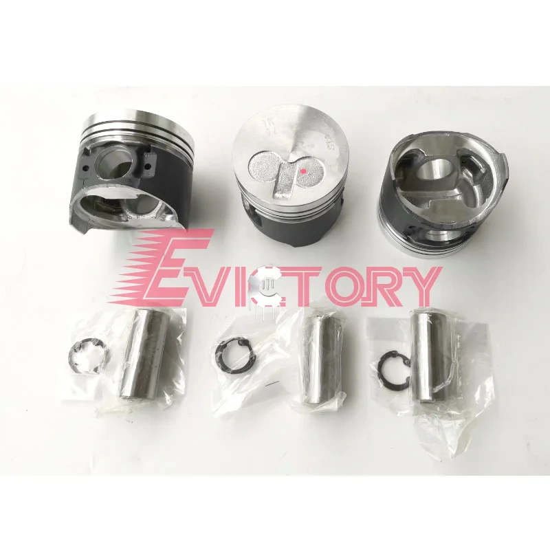 For Yanmar 3TNV70 rebuild kit overhauling water pump gasket bearing piston ring