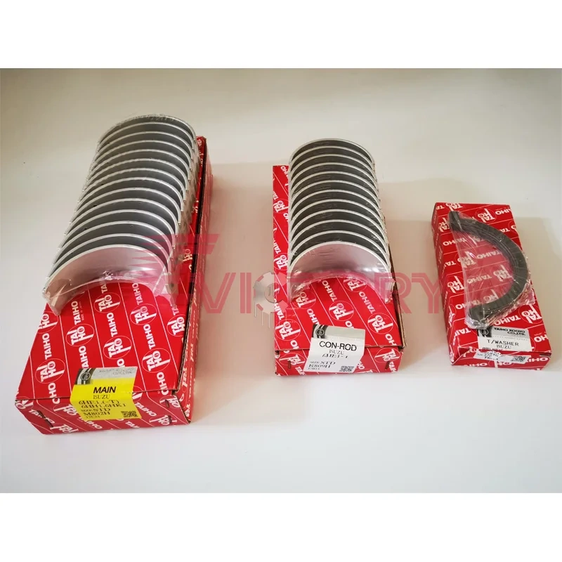 For ISUZU 6HE1-TC 6HE1 6HE1T REBUILD KIT PISTON RING + BEARING + GASKET KIT