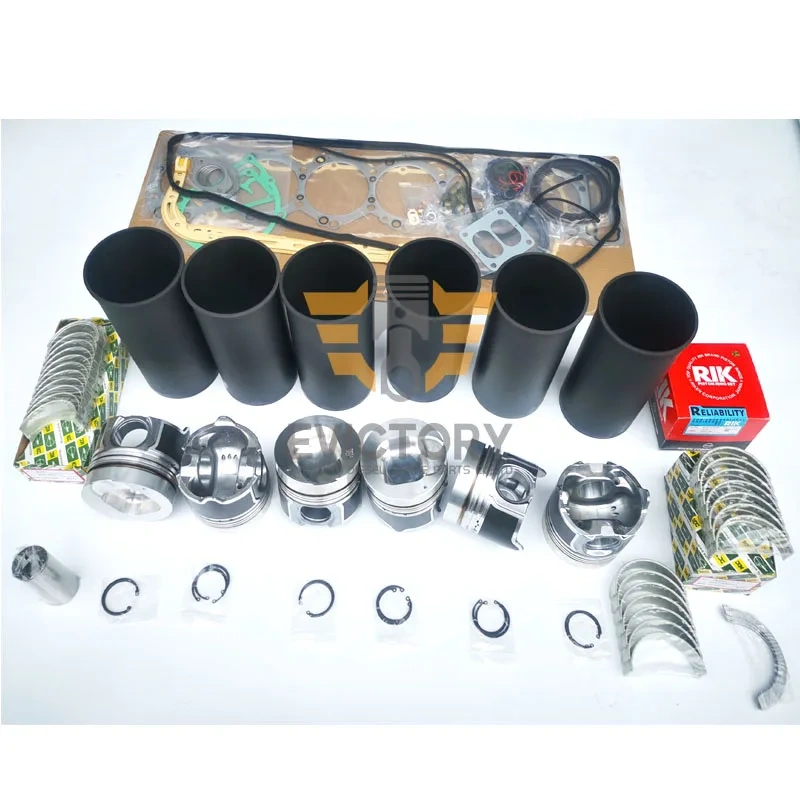 For ISUZU 6SD1TC 6SD1T 6SD1 engine rebuild overhaul kit EX300 EX330 Excavator