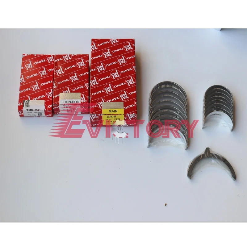 for Toyota 2Z 1Z Cylinder Head Assy valves Springs + Overhaul kit Gasket + Piston Ring + crankshaft Connecting Rod Bearing Set