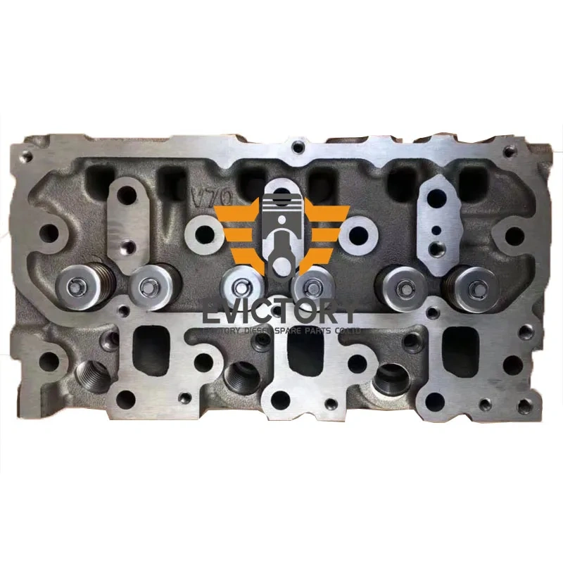 3TNV70 Cylinder Head Assy complete with valve guide spring For yanmar Engine Parts