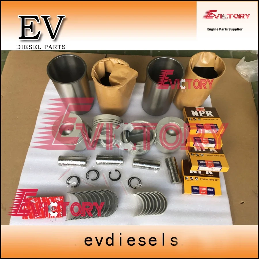 FOR TOYOTA 1Z 2Z rebuild kit piston ring cylinder liner engine gasket bearing