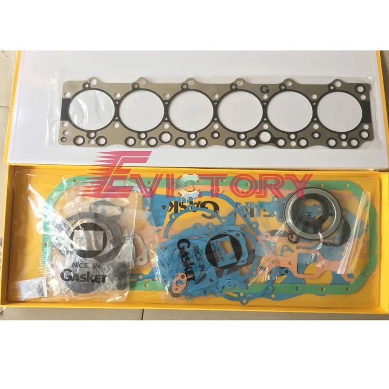 for Isuzu 6BG1 6BG1T overhaul kit rebuild piston ring liner gasket bearing