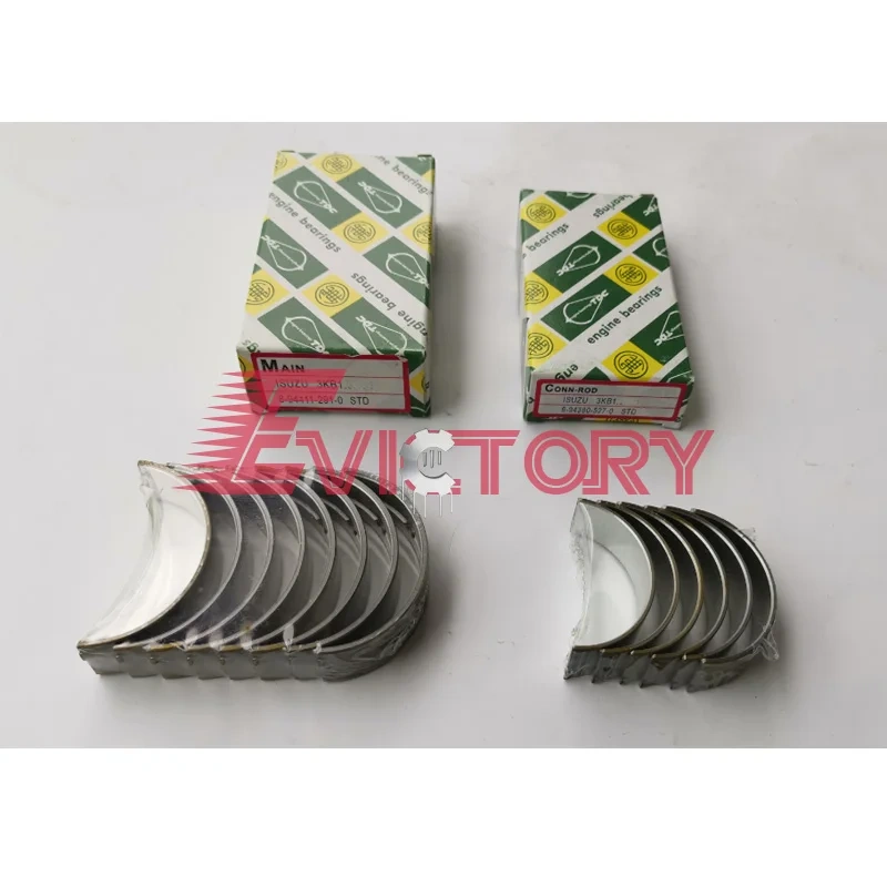 Isuzu 3LD2 crankshaft connecting rod bearing + piston ring set