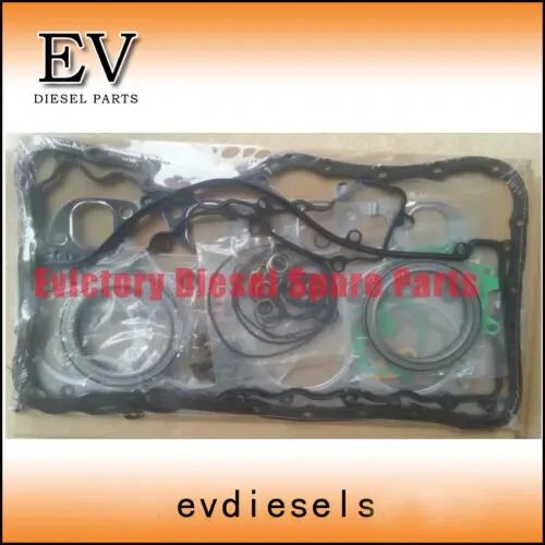For Isuzu 4HE1 4HE1TC 4HE1T rebuild kit piston ring liner set full gasket kit engine bearing + 1pc connecting rod