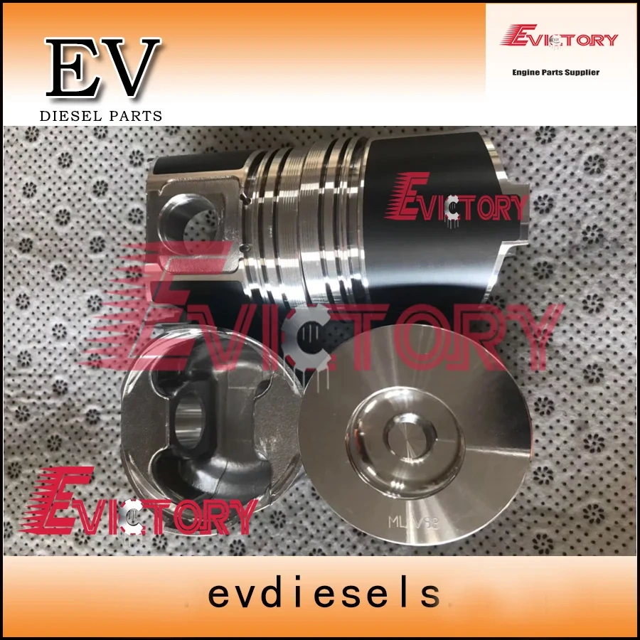 For Yanmar VIO20-1 engine overhaul kit 4TNV88 4TNV88T piston+ring+liner+bearing+gasket+Valve guide seat